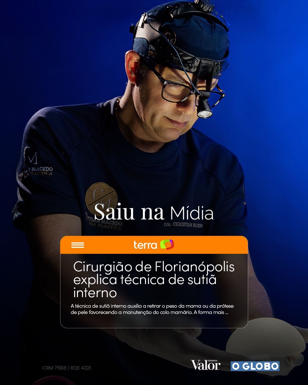 Publicação do Dr. Christian Macedo sobre técnica de sutiã interno